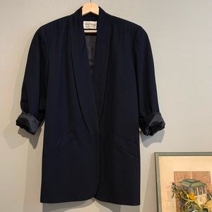 Vintage// oversize navy blazer